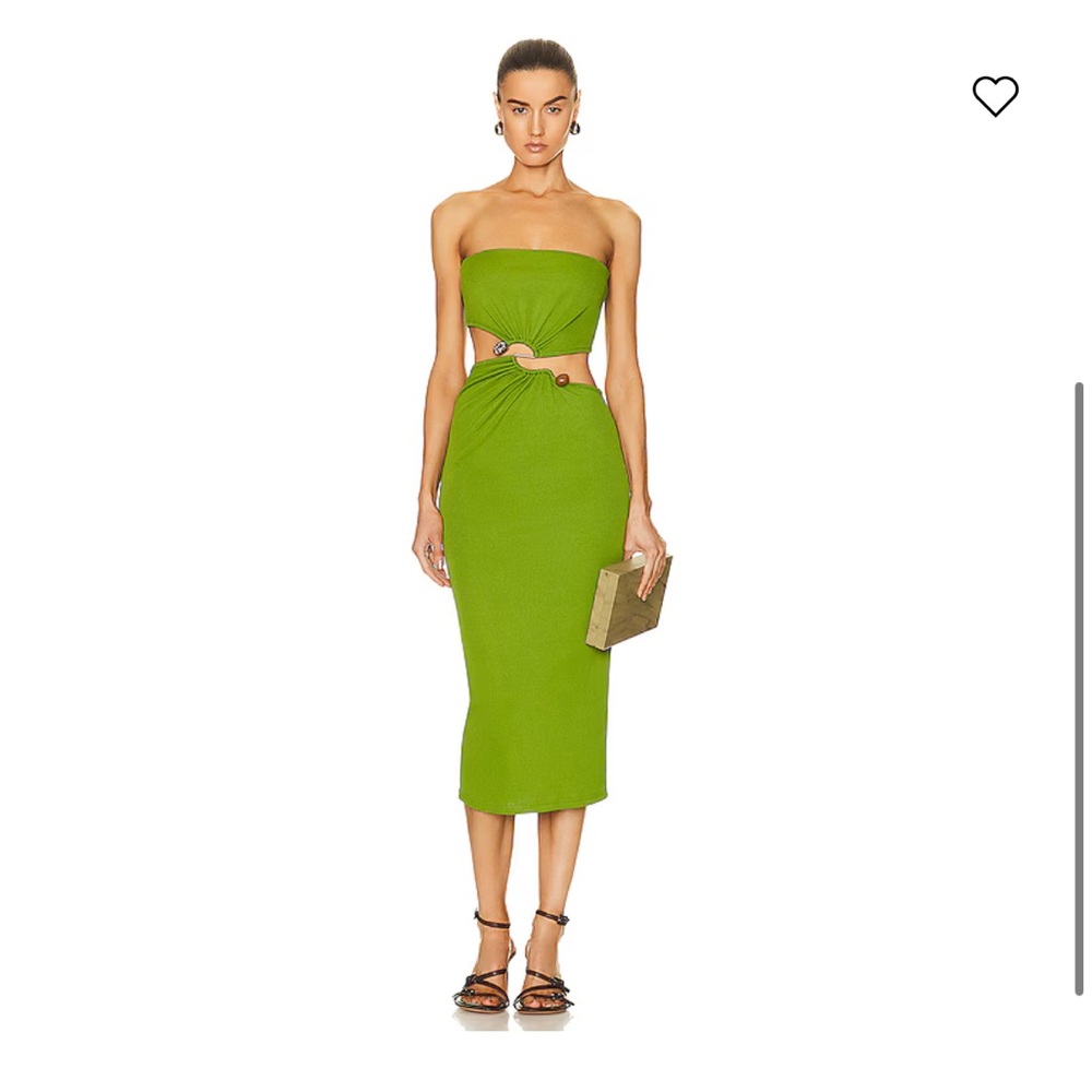 Christopher Esber Distort Strapless Dress. AU4 - XS